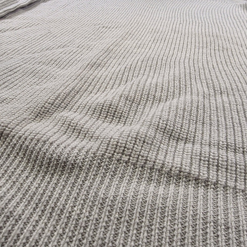Garnet Hill Sweater Dress Womens Large Gray Merino Wool Turtleneck NWT NEW - Picture 3 of 15